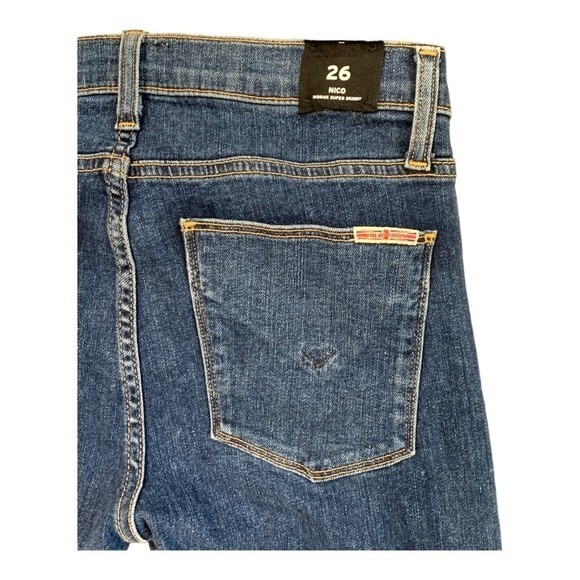 NWOT Hudson | Nico Midrise Super Skinny Jeans 26 - Picture 8 of 12